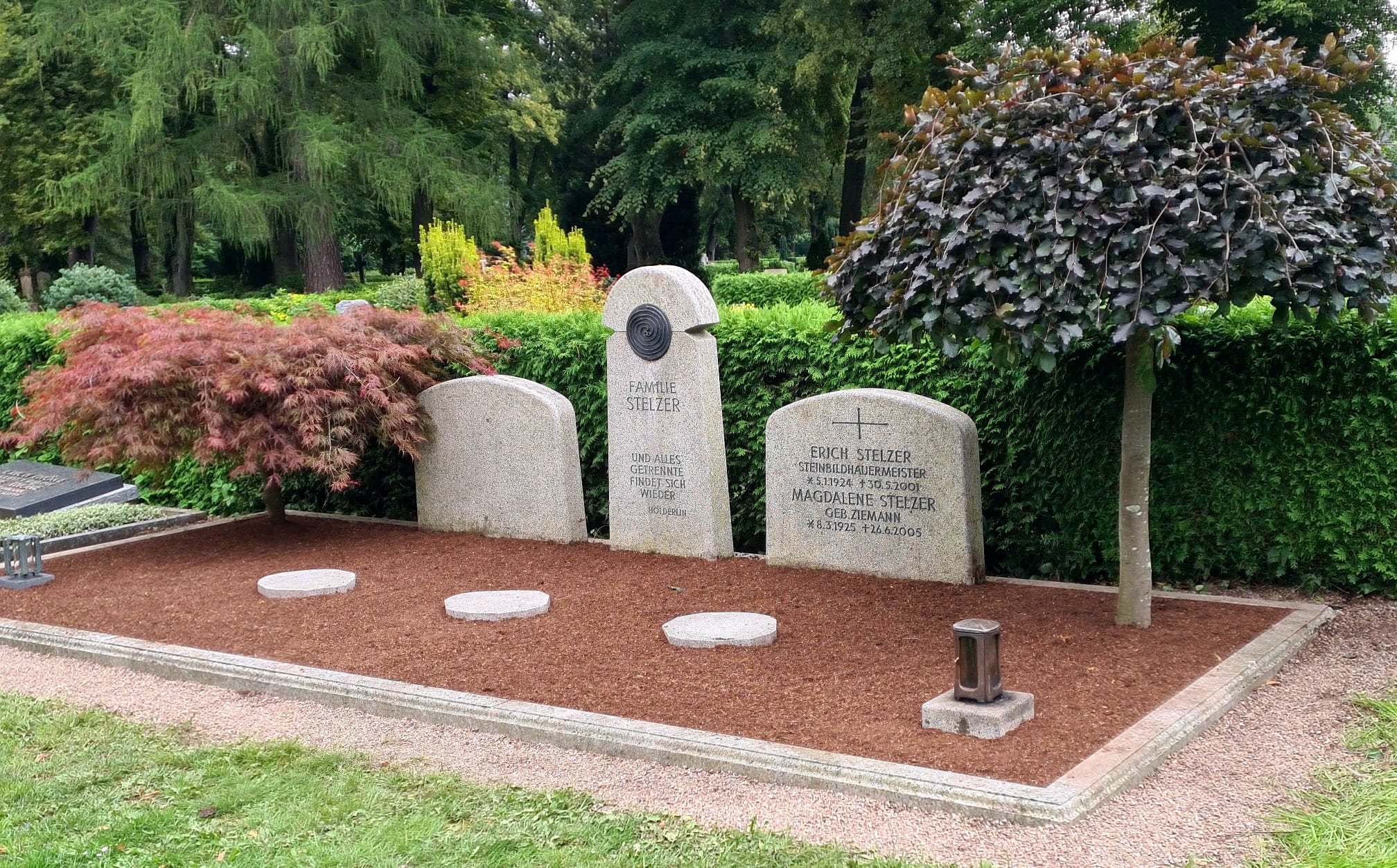 Familiengrab Bianco Sardo mit Spirale