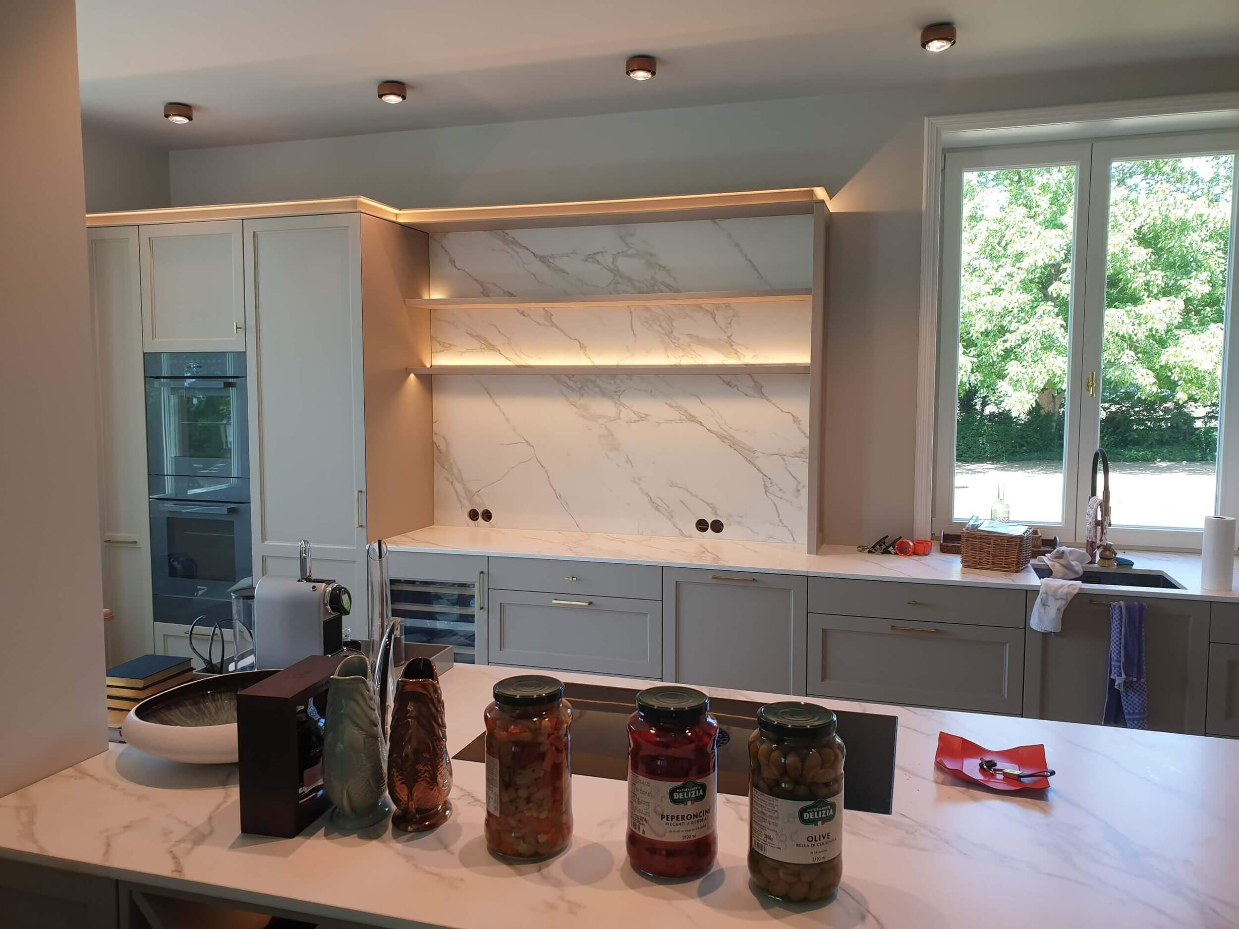 Quarzkomposit Arbeitsplatte